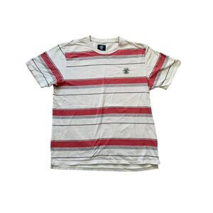 RIP CURL T-SHIRT, SIZE MENS Extra LARGE, Red & Black stripes
